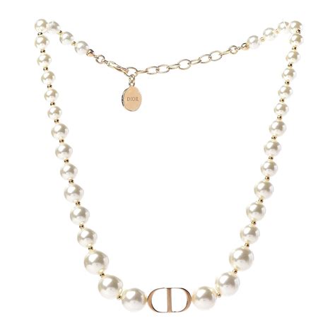 dior kette perlen|dior modeschmuck.